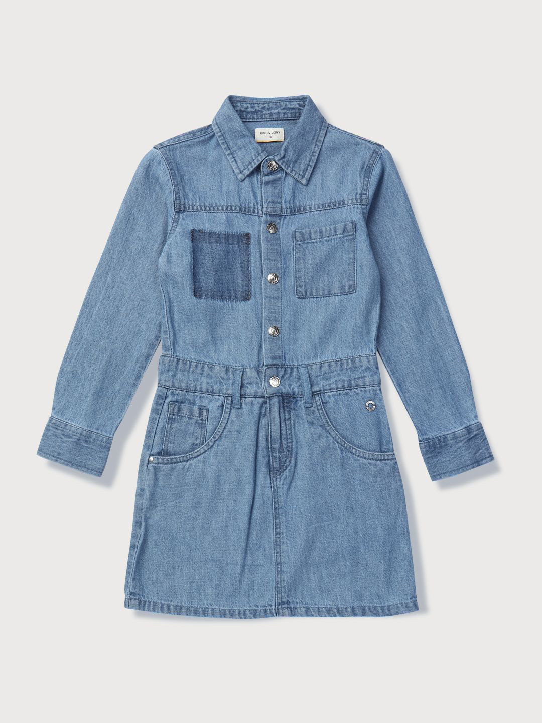 

Gini and Jony Denim Shirt Dress, Blue