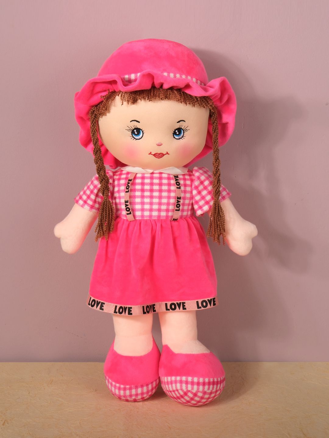 

DukieKooky Cute & Adorable Doll Soft Plush Doll Soft Toys and Dolls, Pink