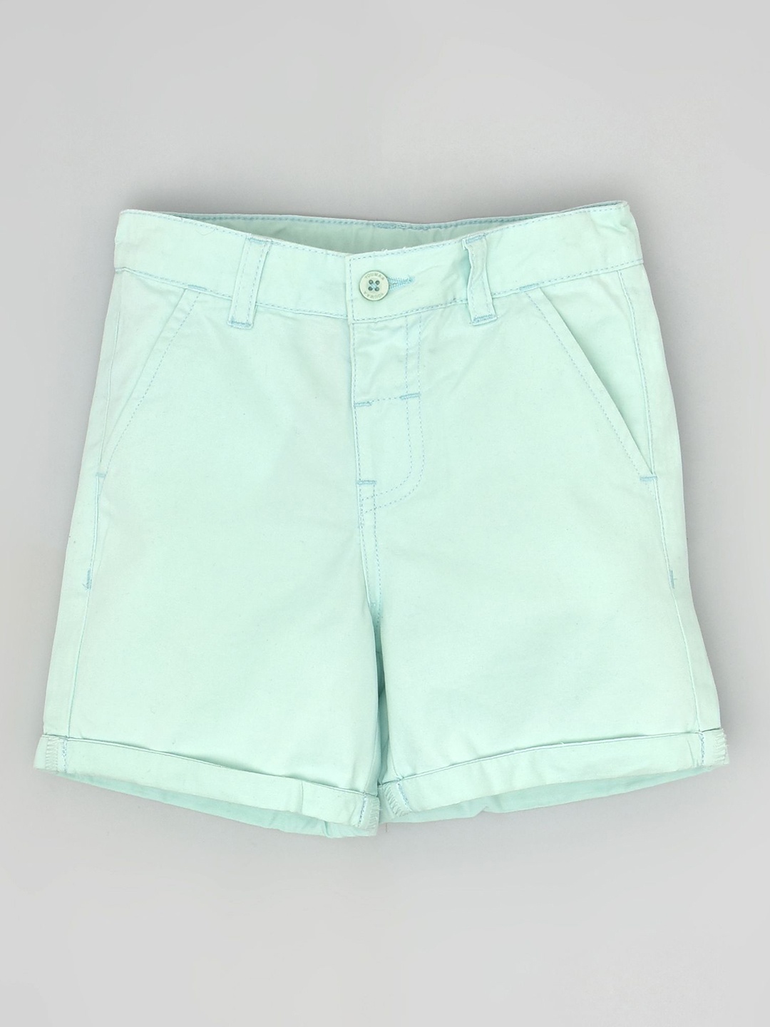 

YOUMAA Boys Pure Cotton Shorts, Green