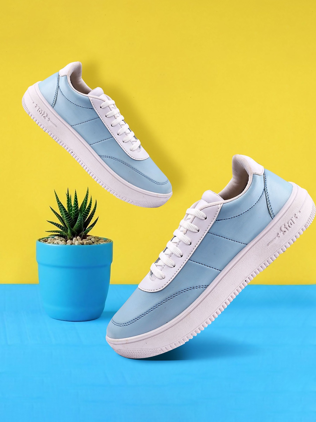 

sneakers villa Women Round Toe Comfort Insole Canvas Sneakers, Blue