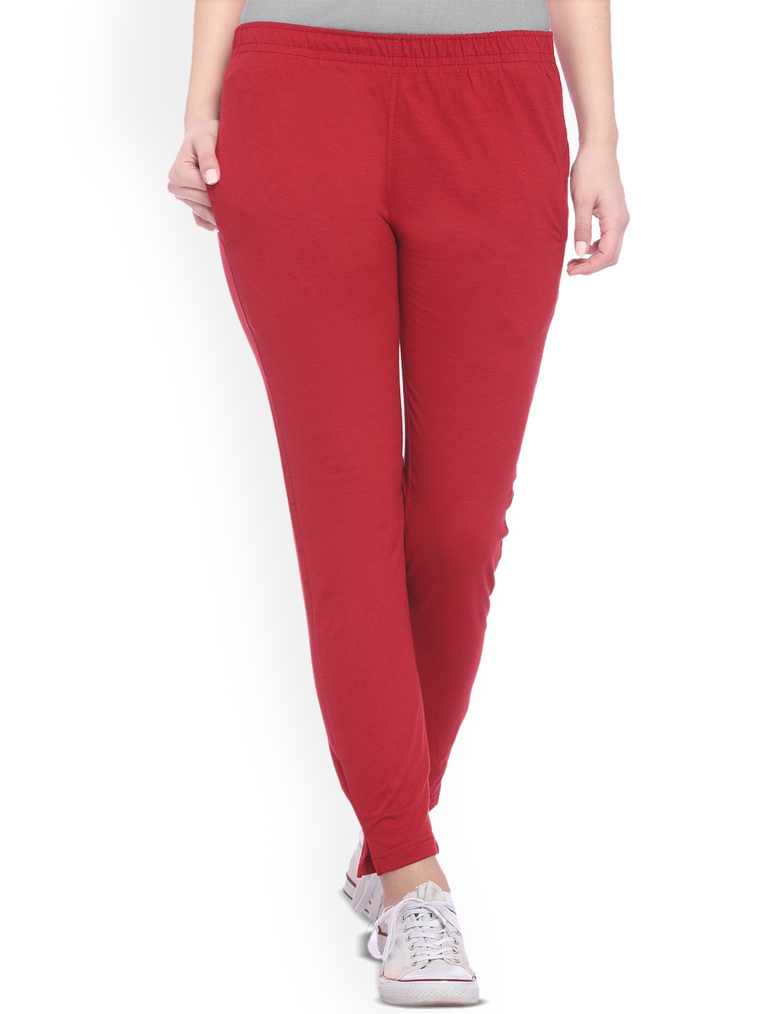 

Colors and Blends Women Mid-Rise Track Pants, Red