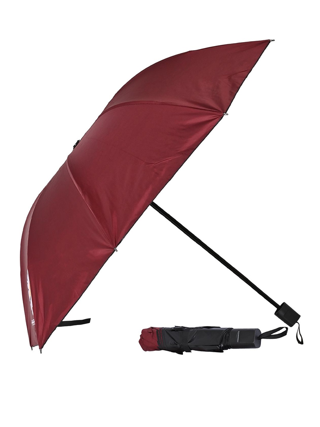 

LOOM LEGACY Manual 3 Fold Umbrellas, Maroon