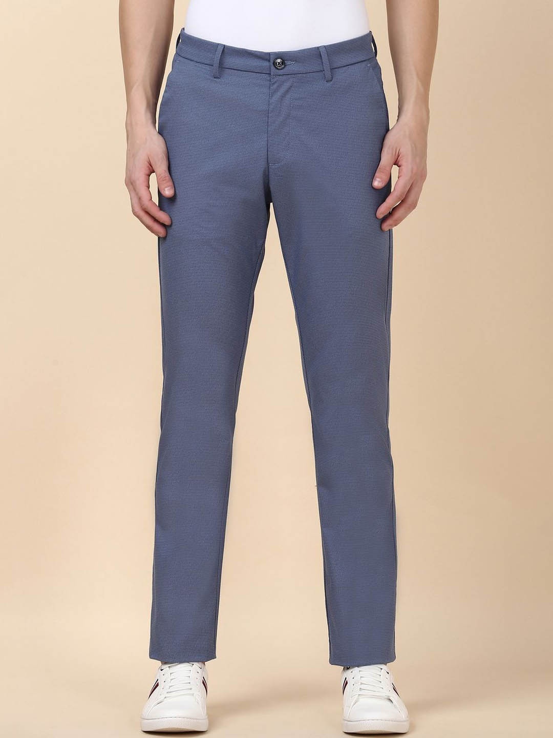 

Allen Solly Men Trousers, Blue