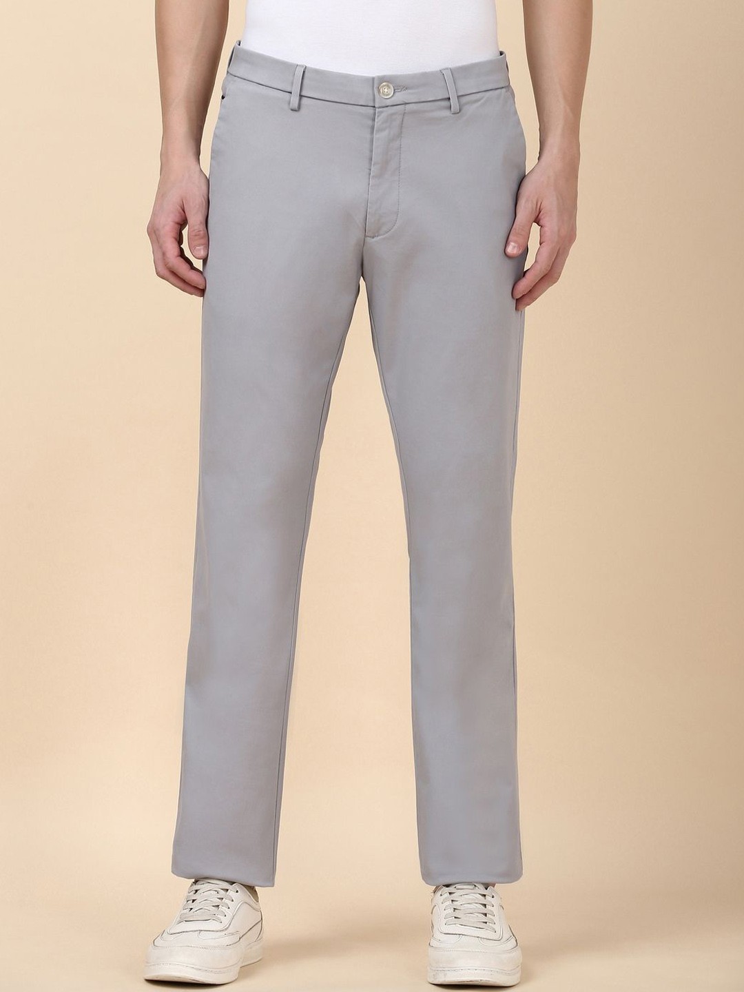 

Allen Solly Men Trousers, Grey