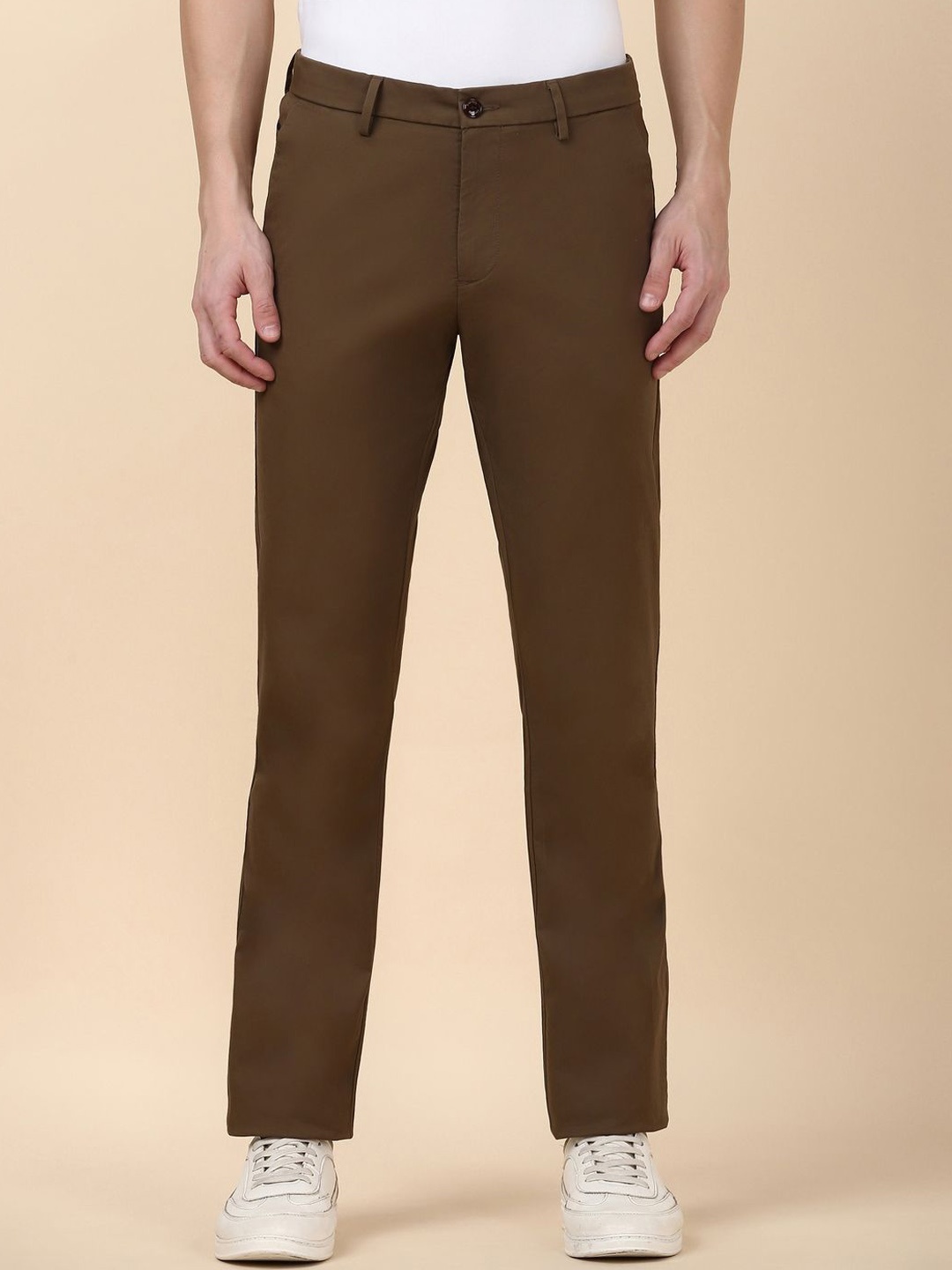 

Allen Solly Men Trousers, Brown