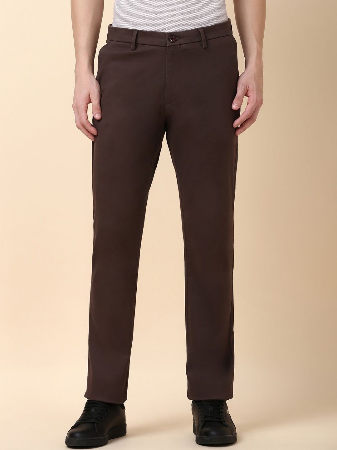 

Allen Solly Men Trousers, Brown