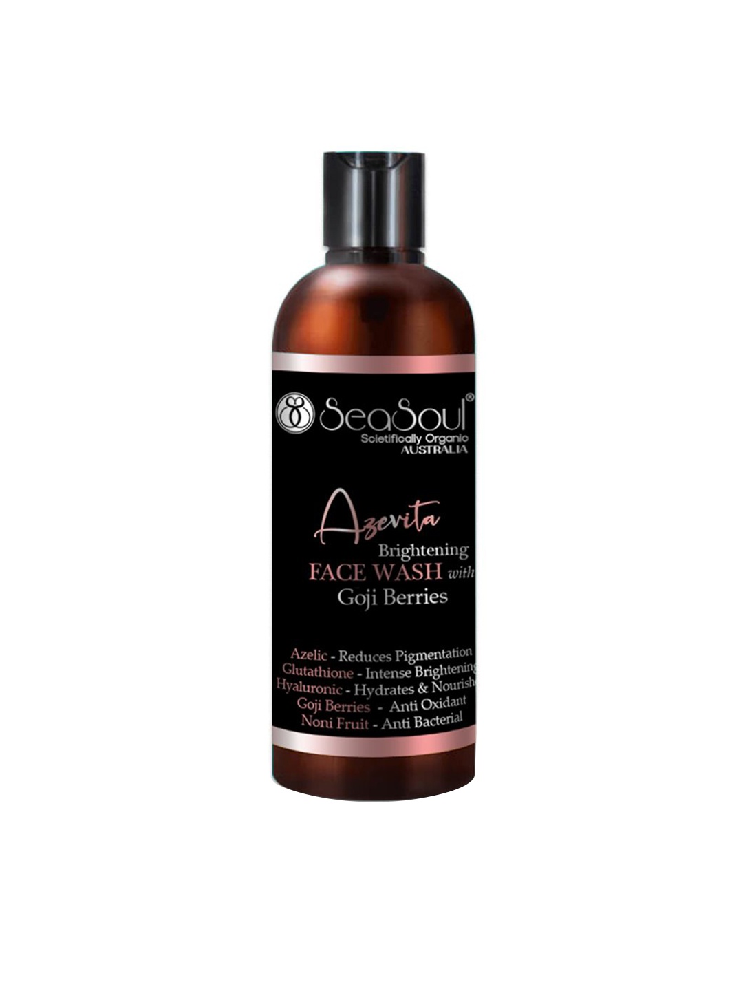 

Seasoul Azevita Brightening Face Wash With Goji Berries - 100ml, Black