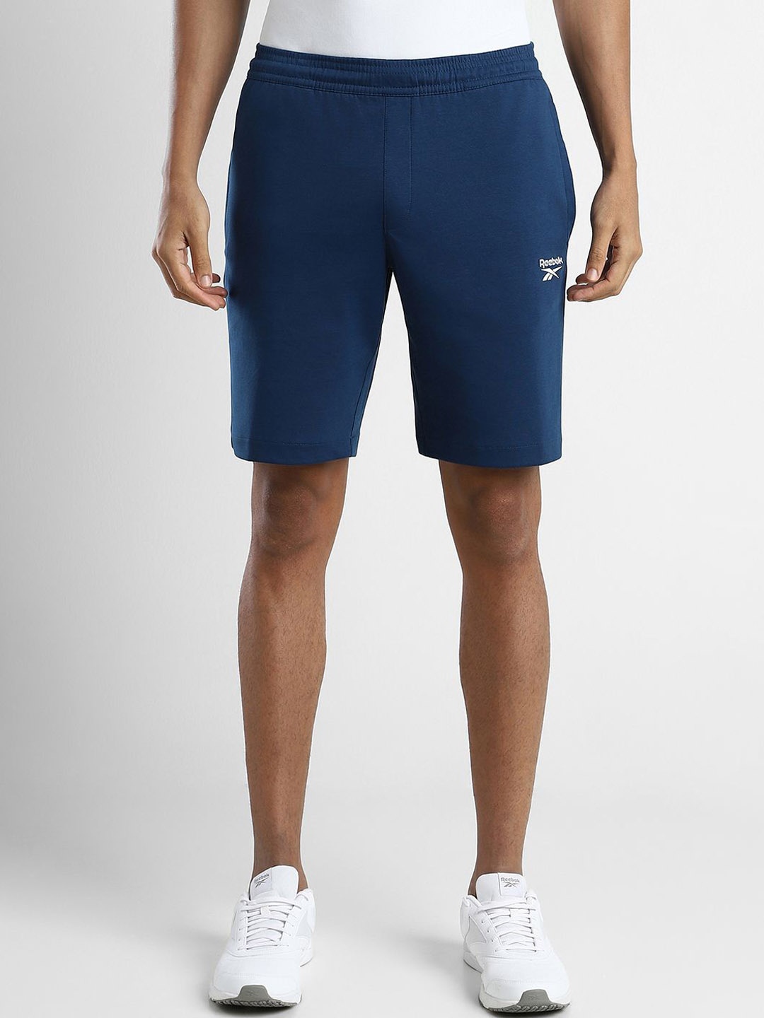 

Reebok Men Mid-Rise Sports Shorts, Blue