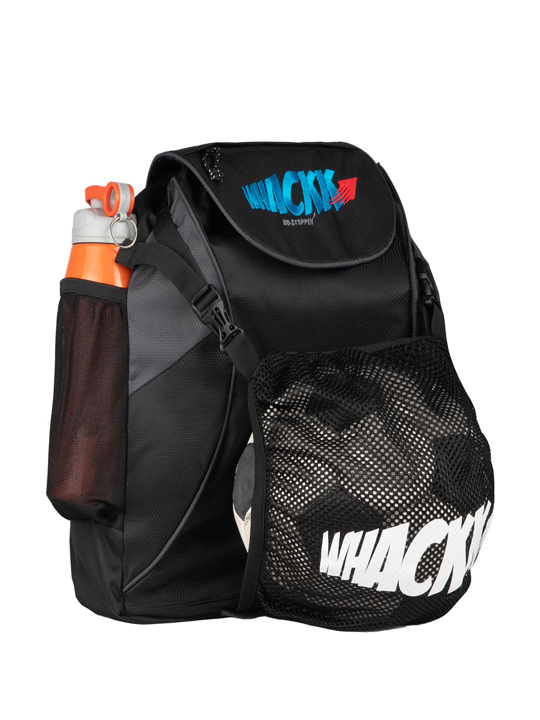 

Whackk Unisex Brand Logo Backpack, Black