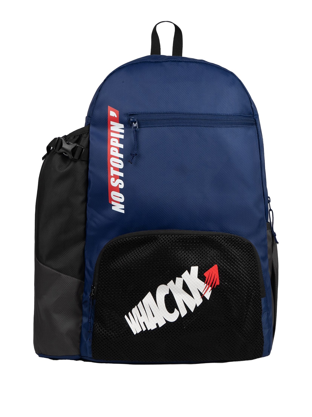 

Whackk Unisex Brand Logo Backpack, Navy blue