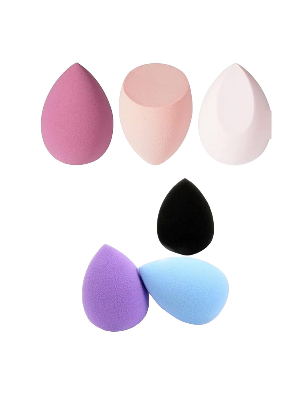 

Facejewel Set Of 3 Big Blender With Set Of 3 Mini Sponge, White