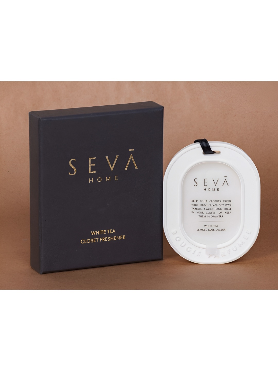 

Seva Home White Soy Wax White Tea Closet Freshener