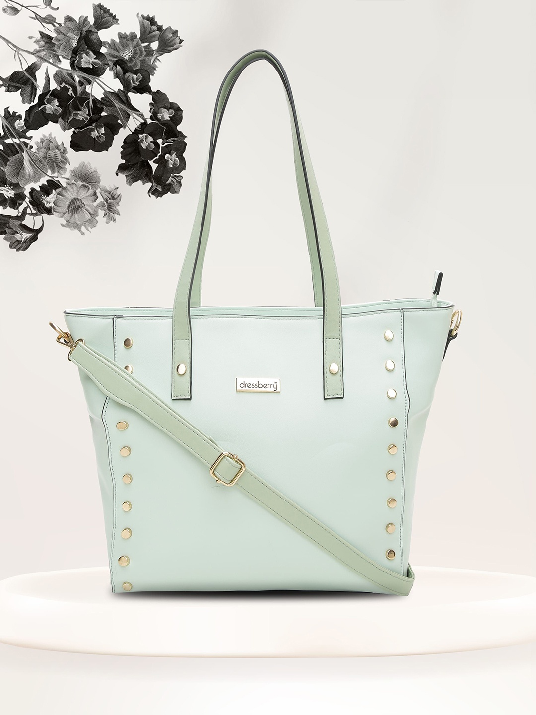 

DressBerry Structured Tote Bag, Green