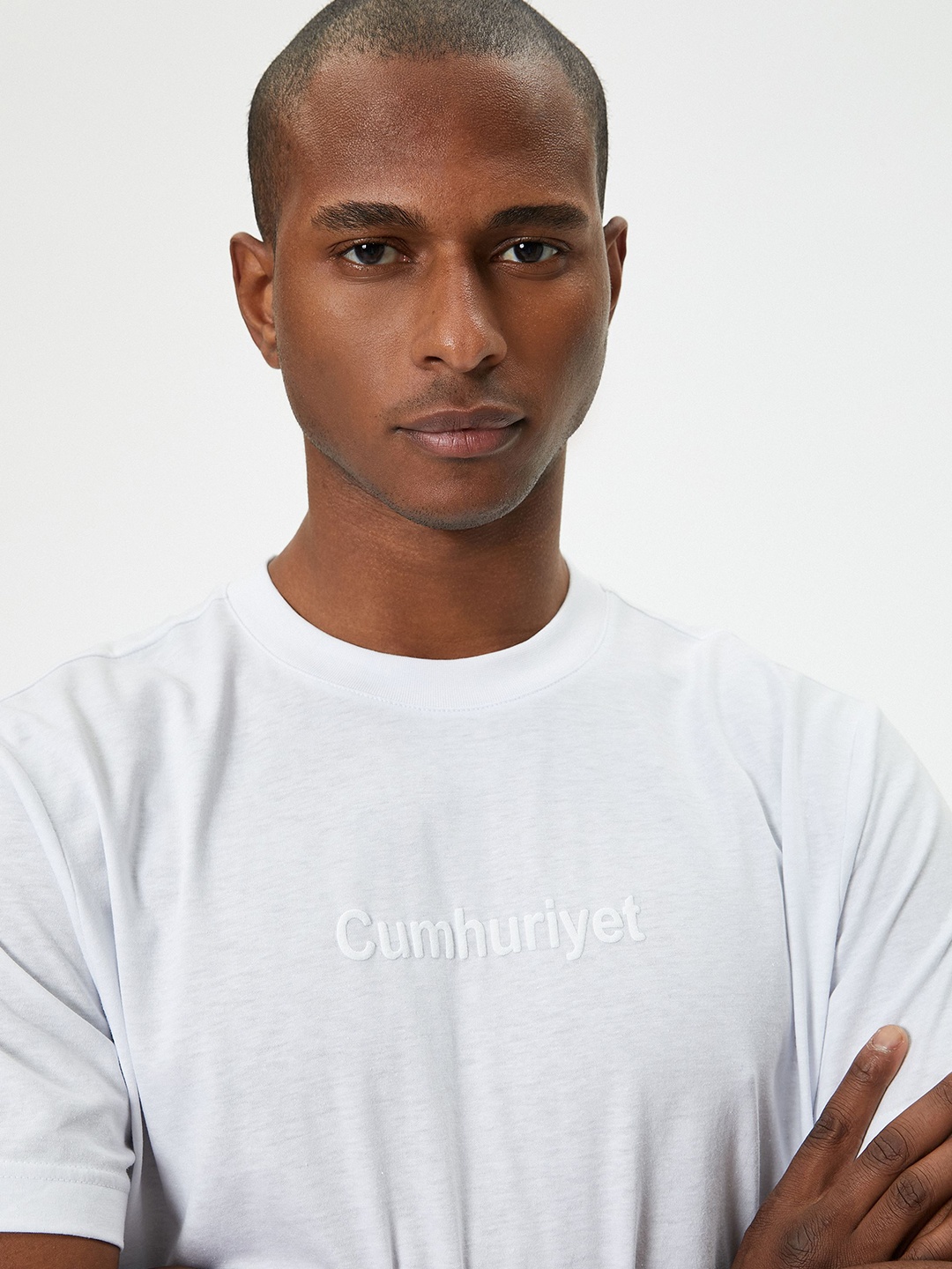 

Koton Men Typography Printed Round Neck T-shirt, White