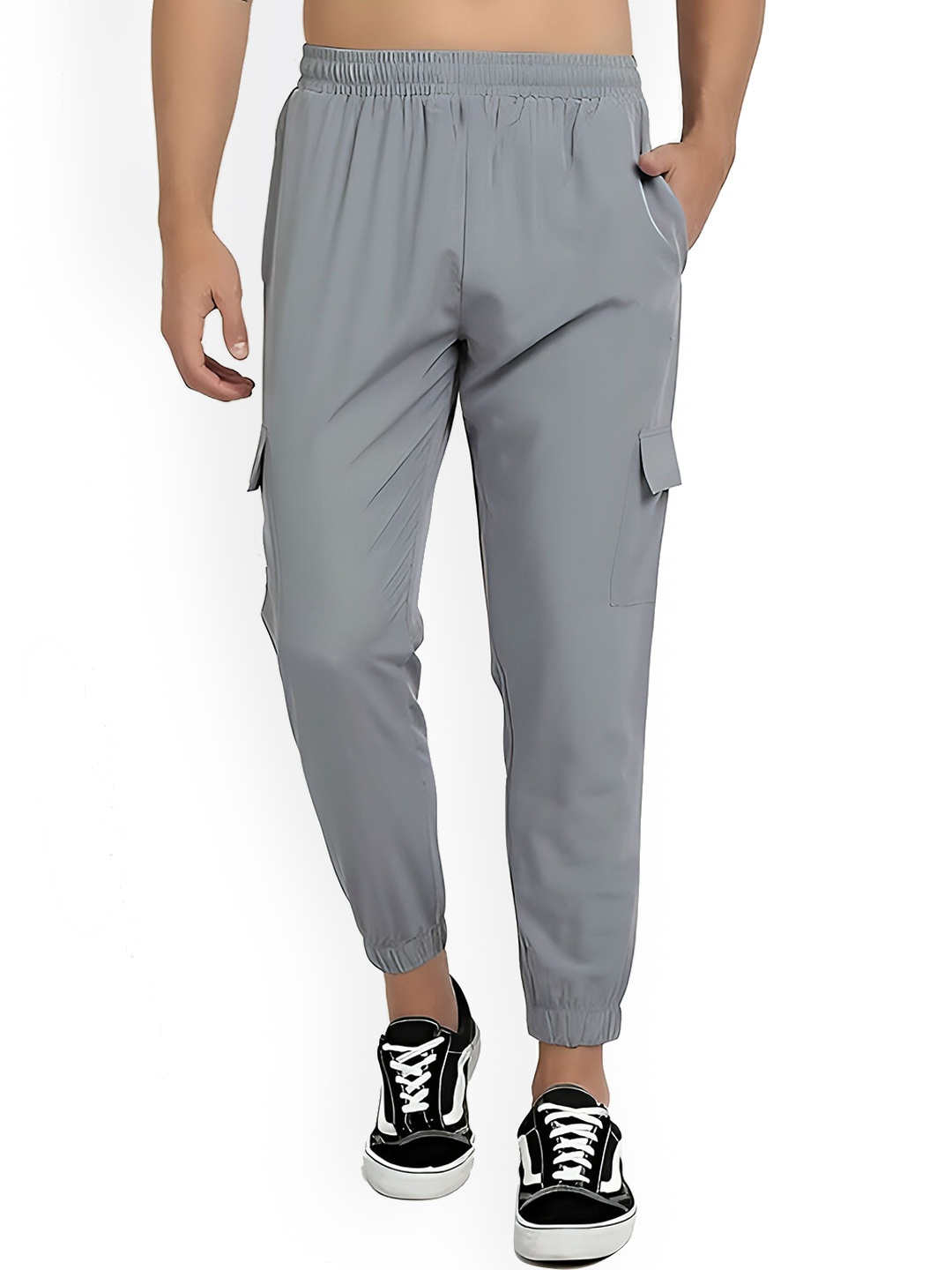 

BAESD Rapid-Dry Cotton Cargo Track Pants, Grey