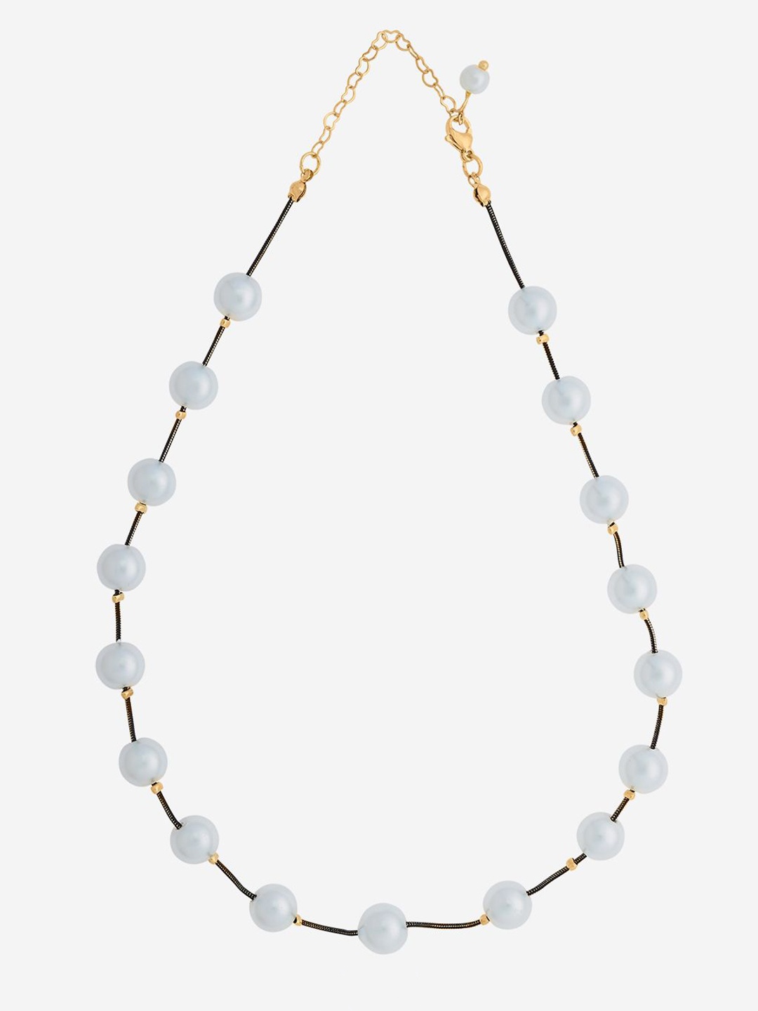 

Kushal's Fashion Jewellery Gold-Plated Beaded Necklace