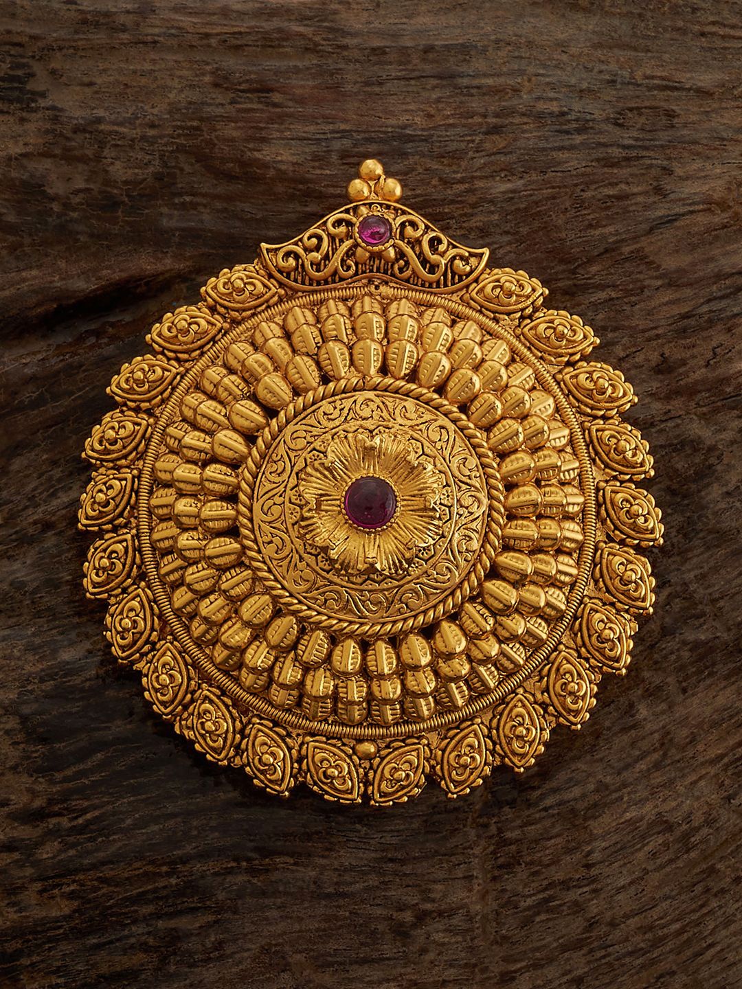 

Kushal's Fashion Jewellery Women Embellished Hair Accessory, Gold