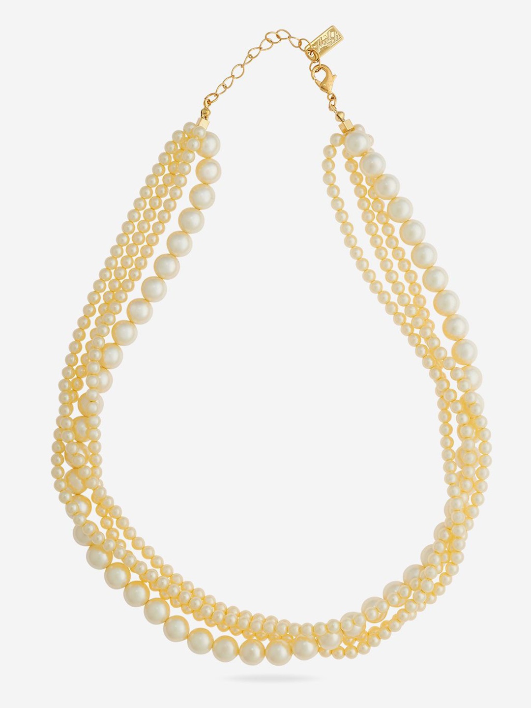 

Kushal's Fashion Jewellery Gold-Plated Pearl Necklace, White