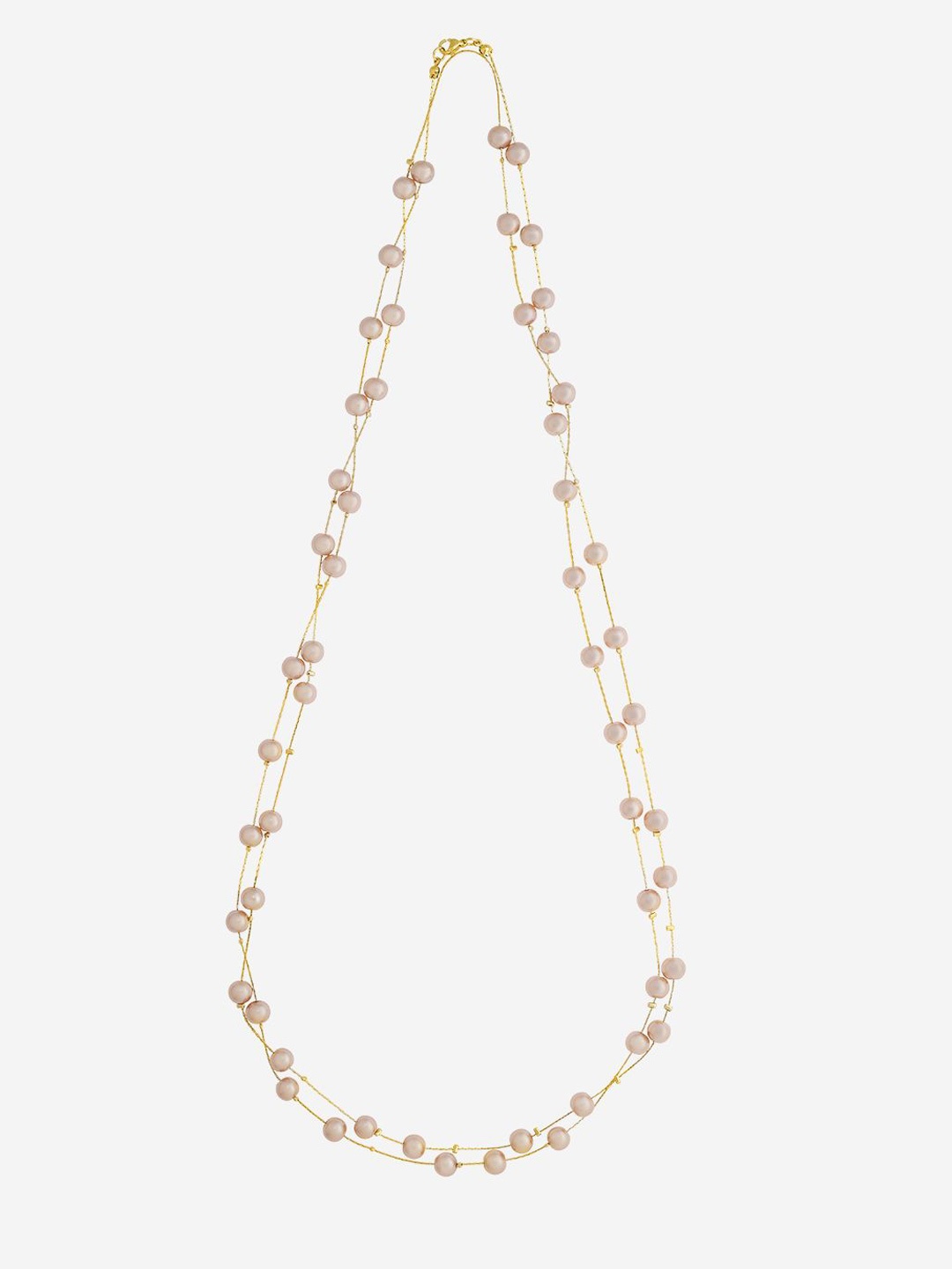 

Kushal's Fashion Jewellery Copper Gold-Plated Layered Necklace