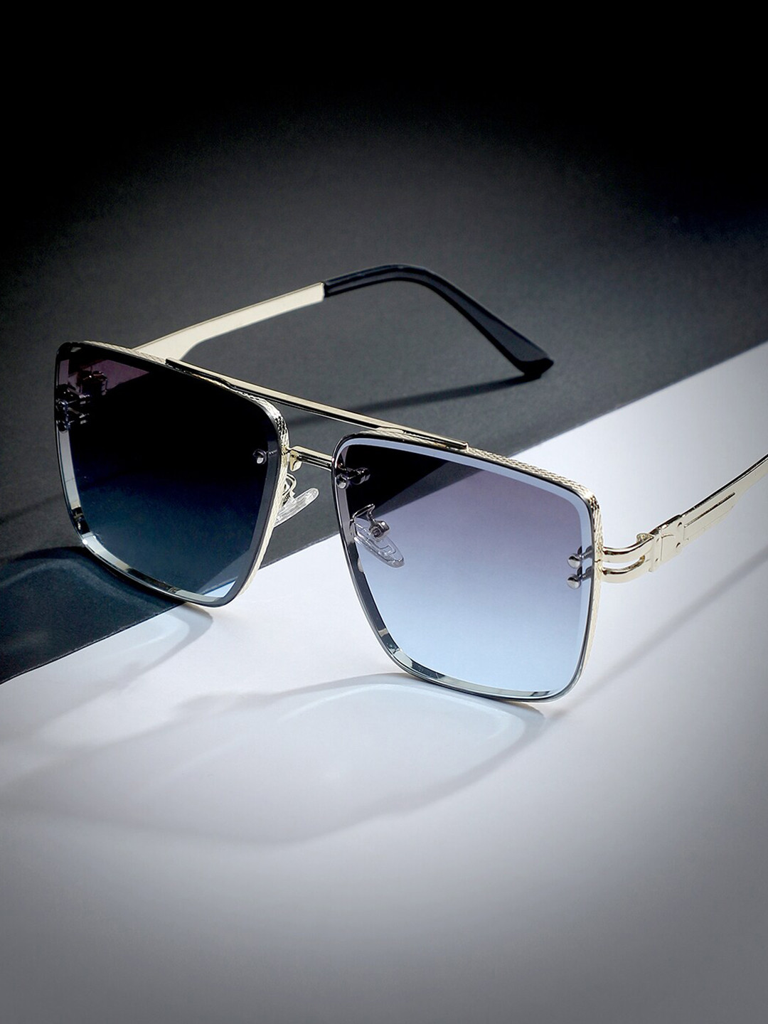 

French Accent Men Aviator Sunglasses with Polarised Lens AW24_FASG1031, Blue