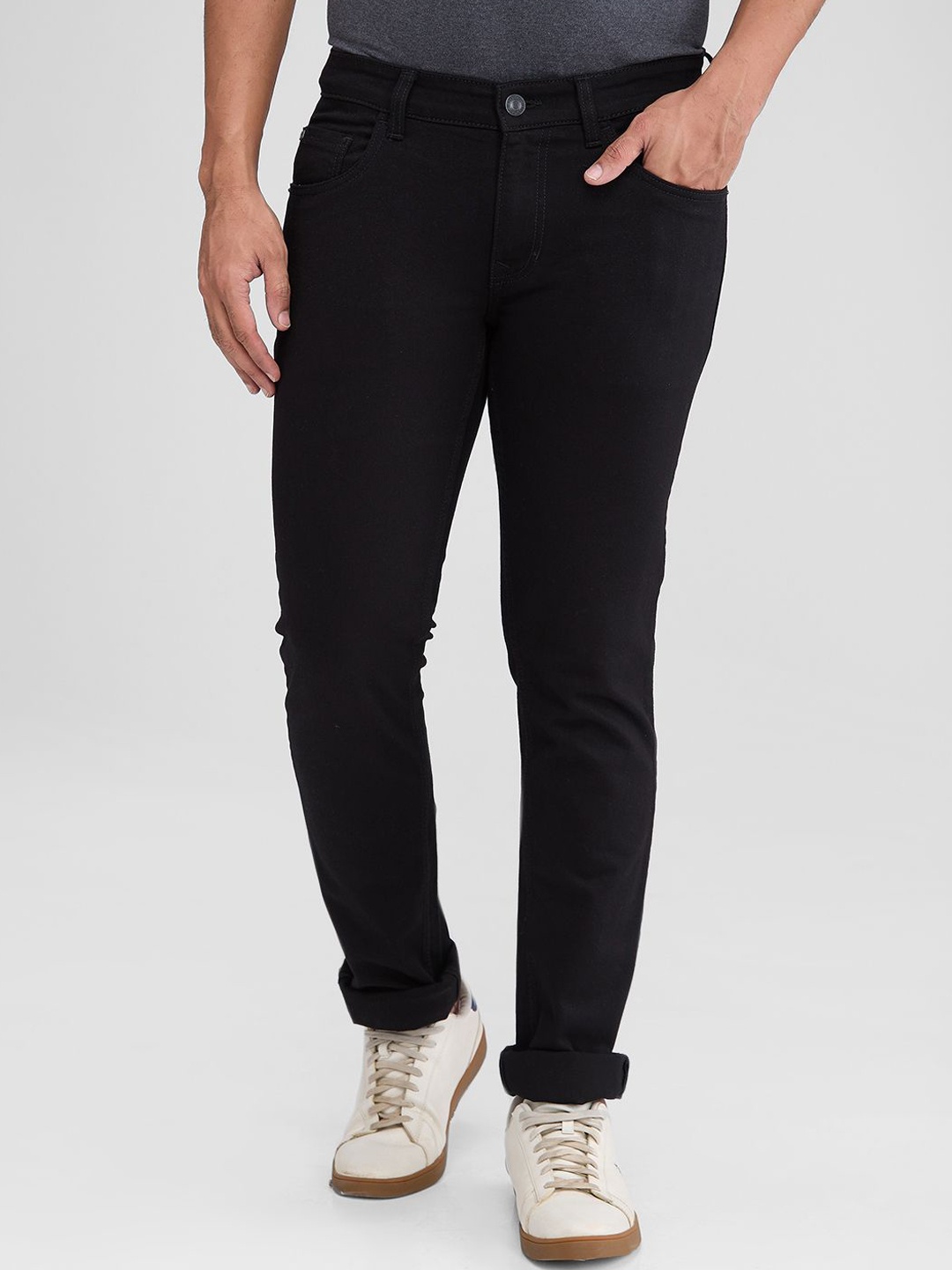 

ColorPlus Men Slim Fit Jeans, Black