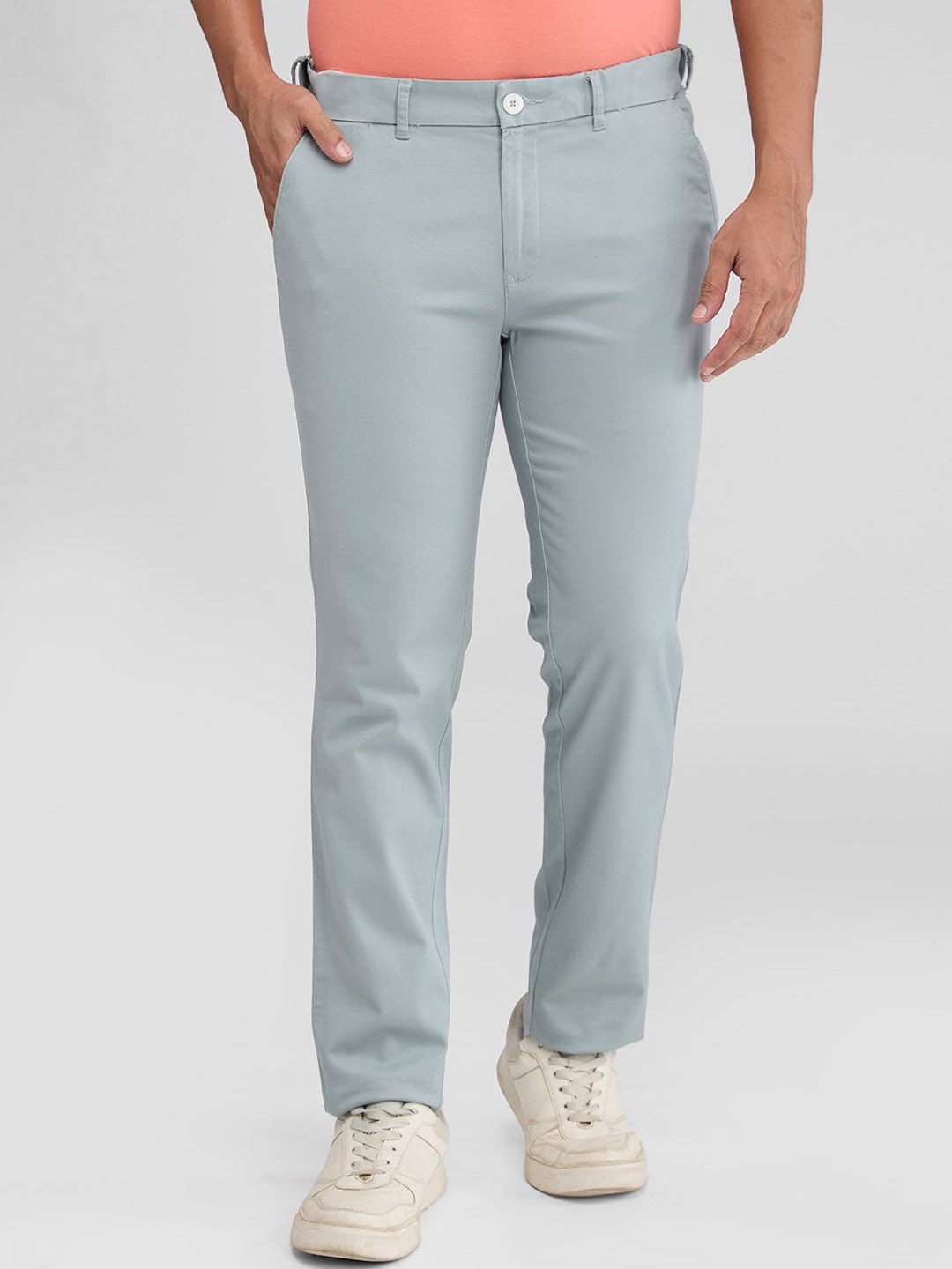 ColorPlus Men Chinos Trousers, Green