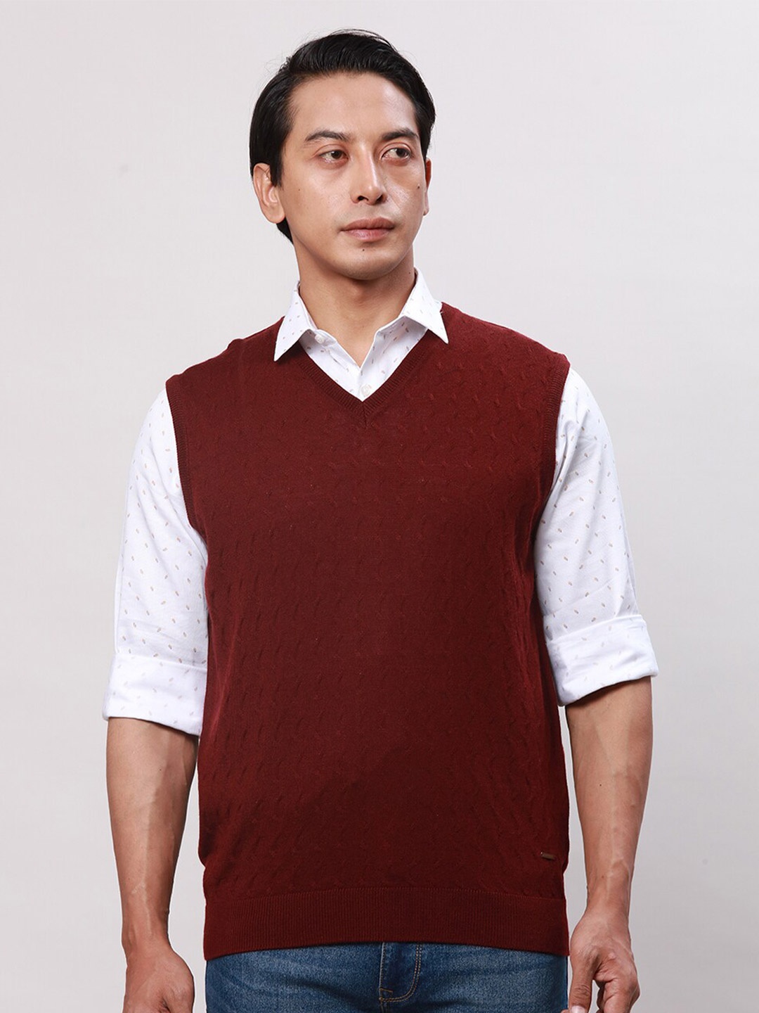 

Park Avenue Men Sweater Vest, Red
