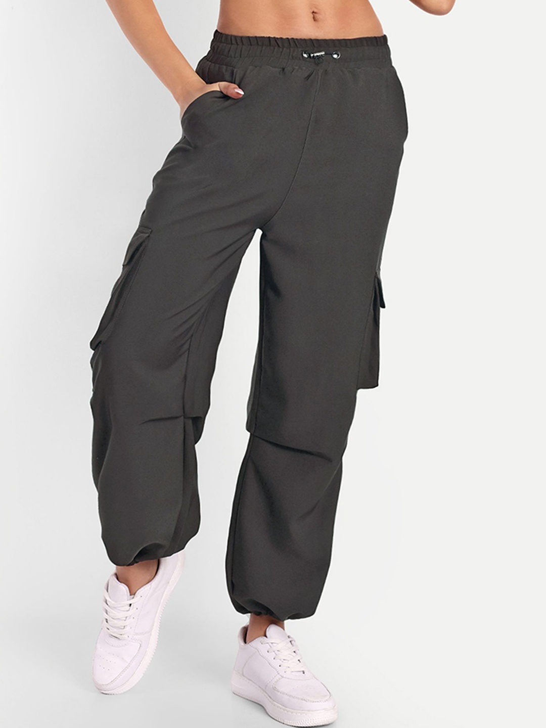 

Next One Women Baggy Fit Joggers, Coffee brown