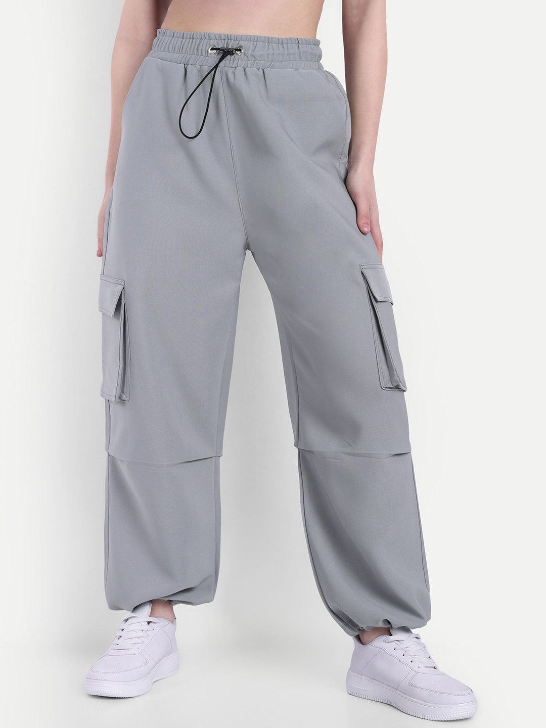 

BROADSTAR Women Rapid Dry Baggy Fit Joggers, Grey