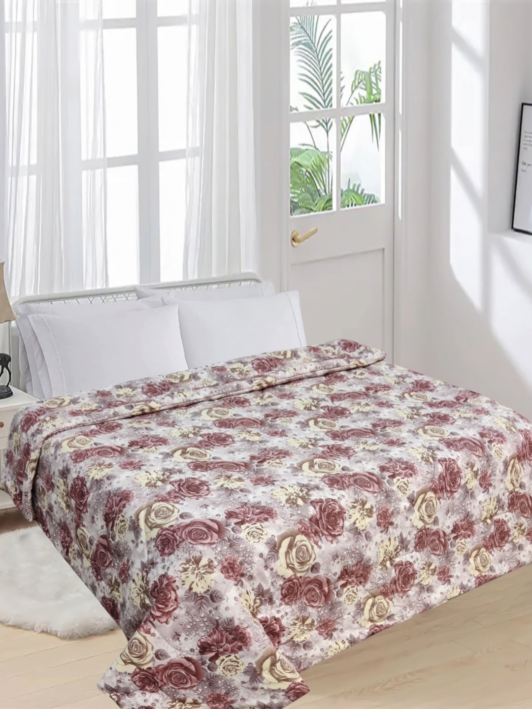

Supreme Home Collective Brown AC Room 300 GSM Double Bed Comforter