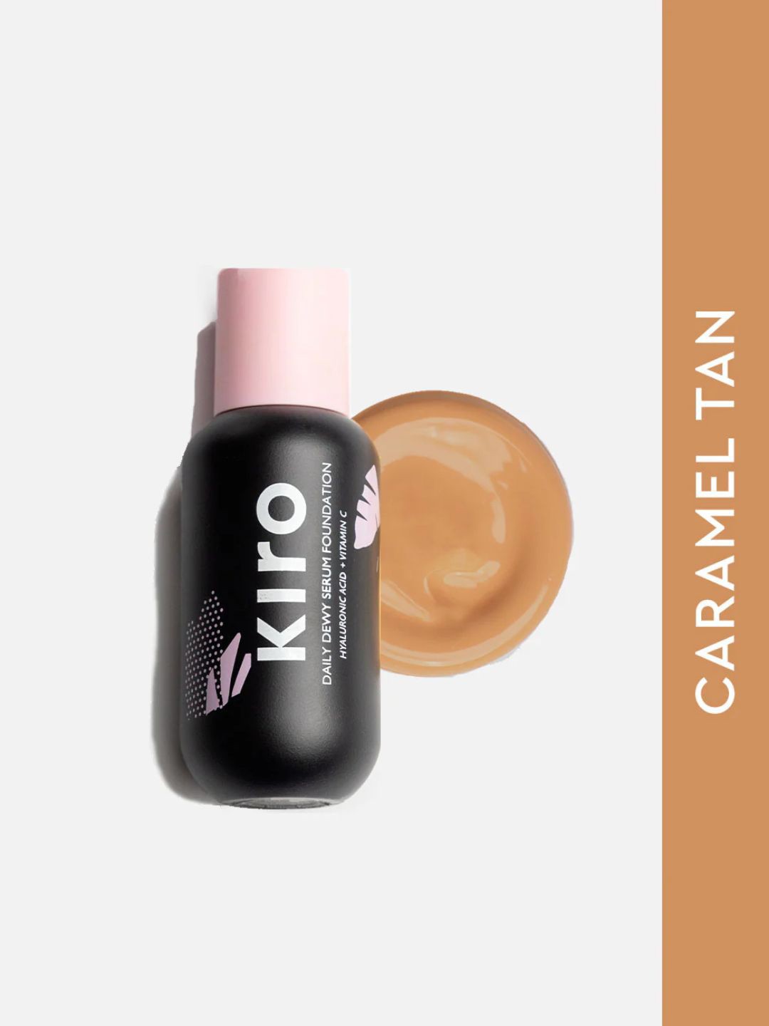 

KIRO Daily Dewy Serum Foundation with Hyaluronic Acid & Vitamin C - 30ml - Caramel Tan, Beige