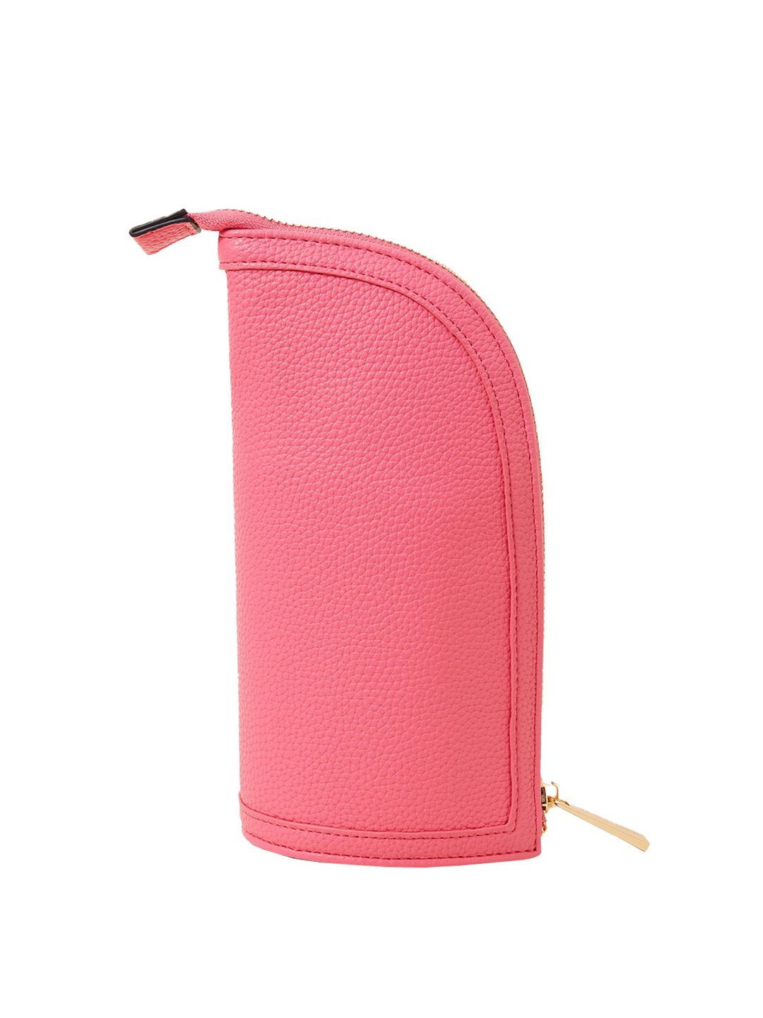 

Accessorize Unisex Textured Compact Pouch Travel Accessory, Pink