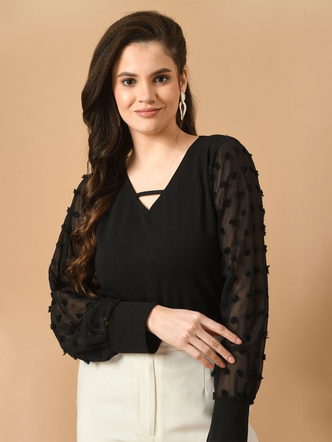 

IUGA Casual Top For Women, Black