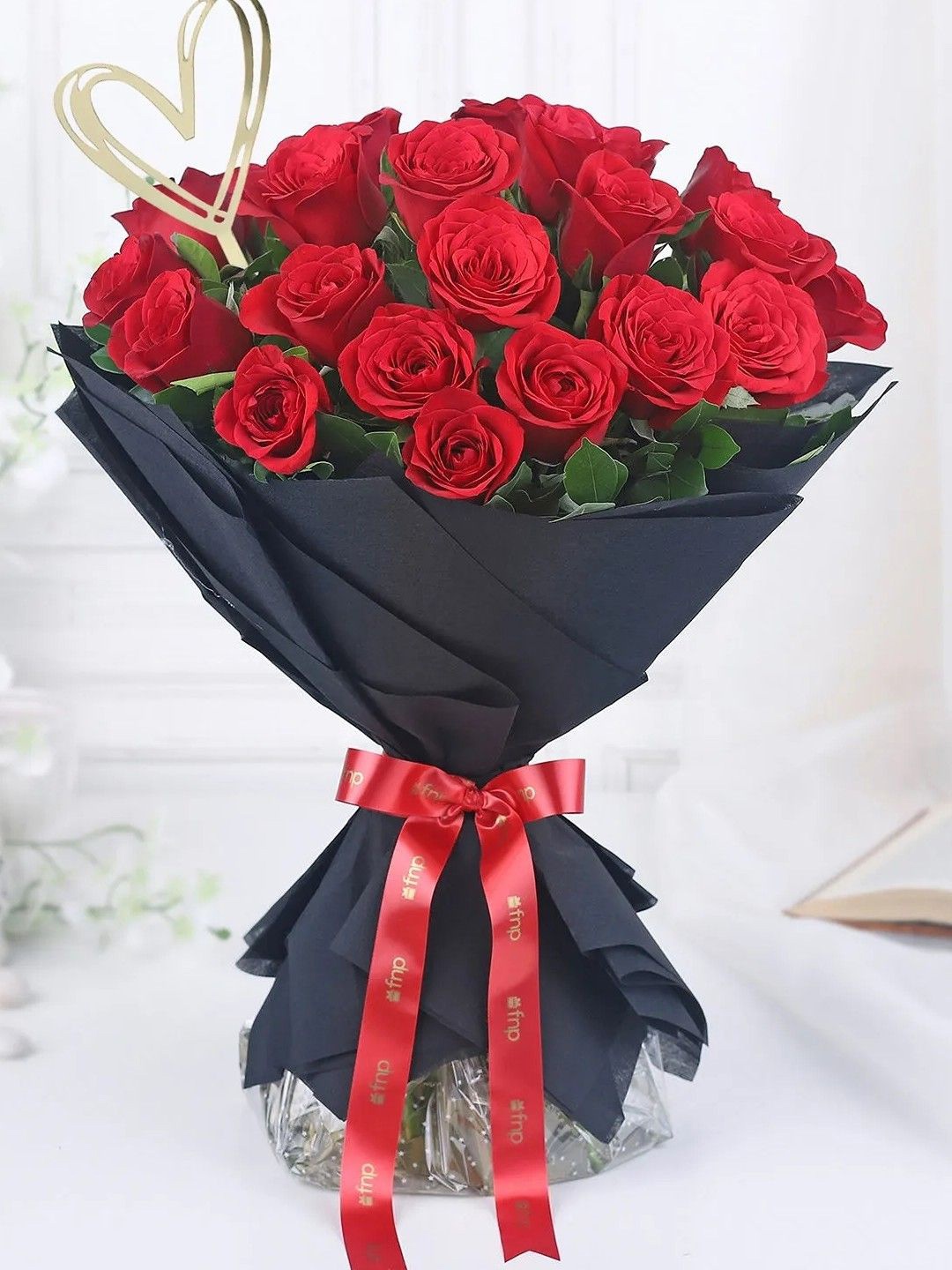 

fnp Red 20Pieces Roses Fresh Flowers Bouquet