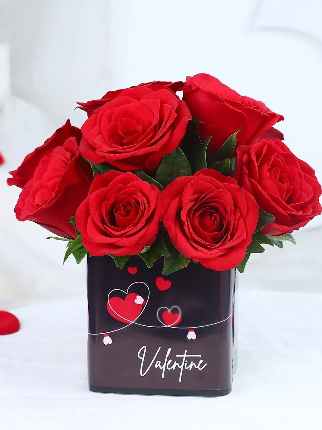 

fnp Red 10 Pieces Roses Flower