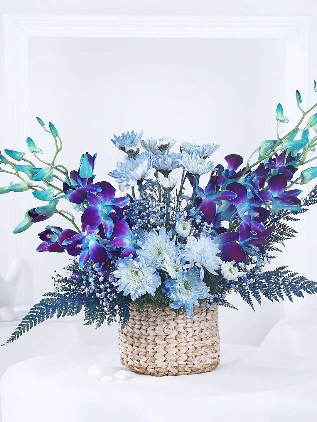 

fnp Blue 27 Pieces Mixed Flower Bouquet