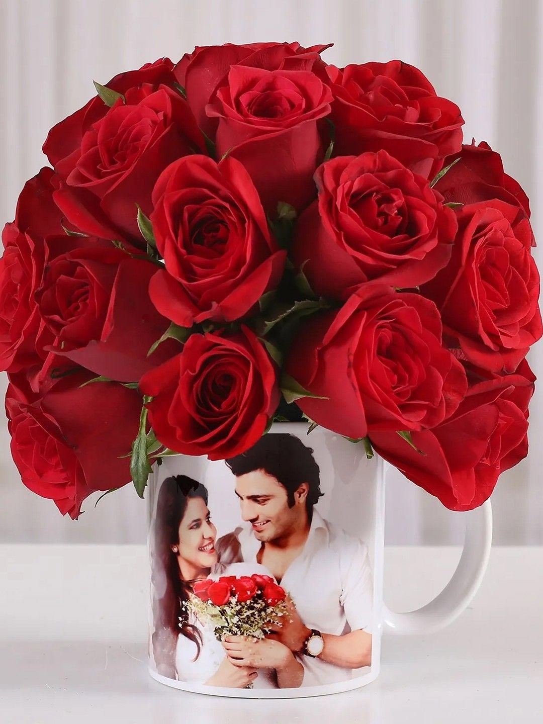 

fnp Red 20 Pieces Roses Fresh Flowers Bouquet