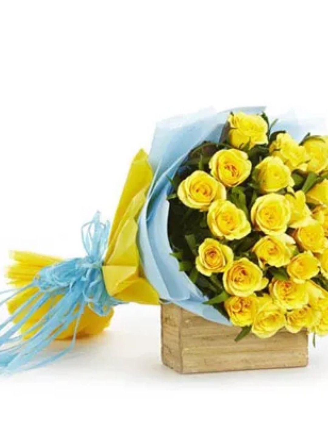 

fnp Yellow 30 Pieces Roses Fresh Flowers Bouquet