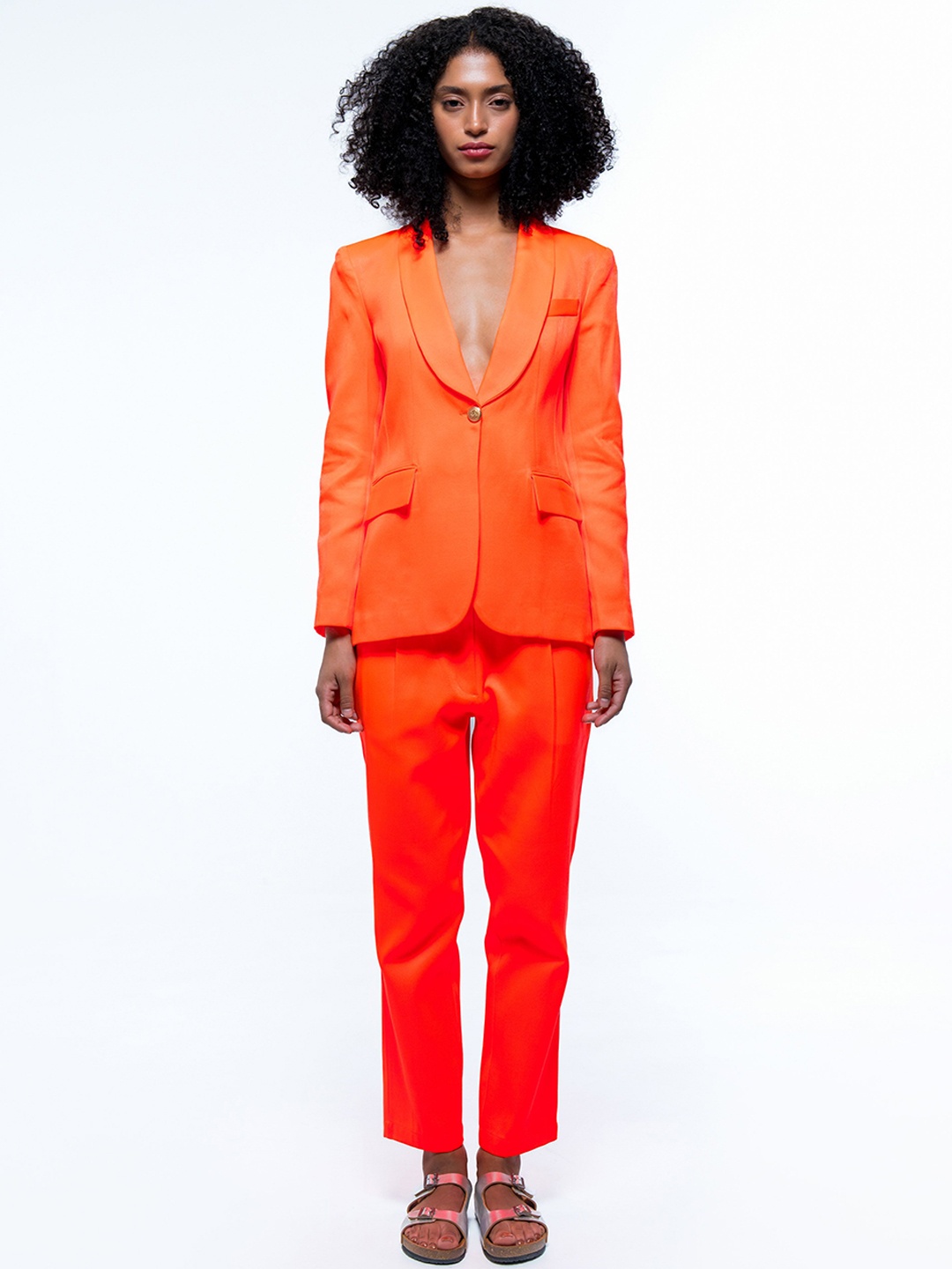 

SOTBELLA Blazer With Trouser Co-Ords, Orange