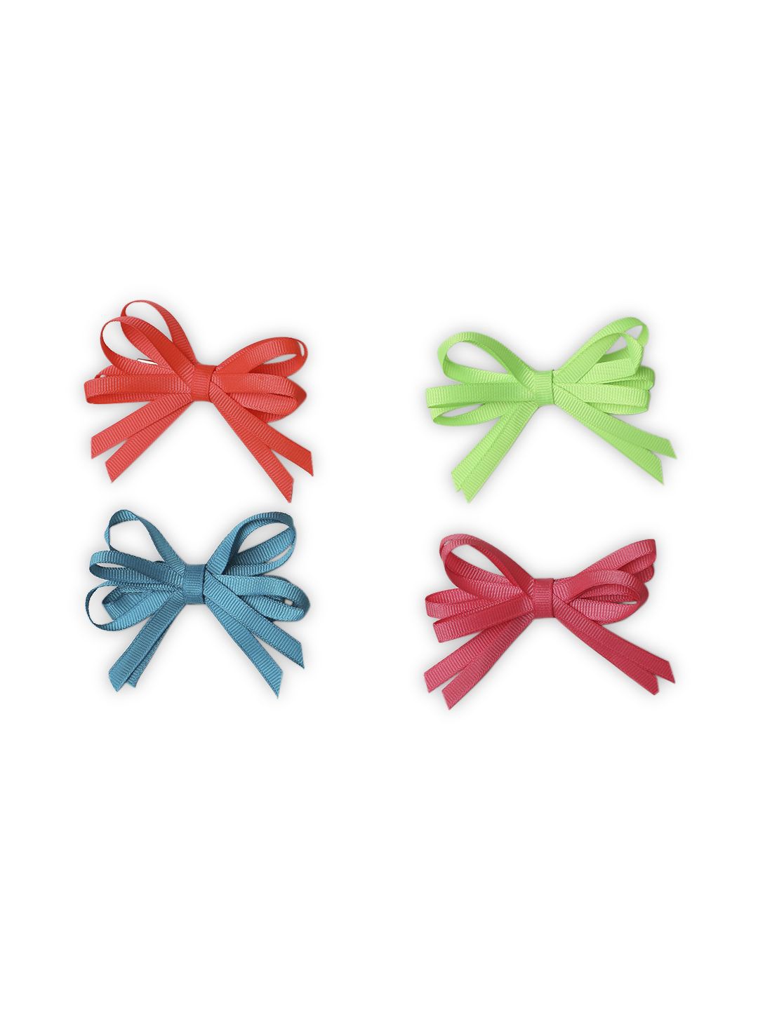 

Arendelle Girl Set Of 4 Alligator Hair Clips, Red