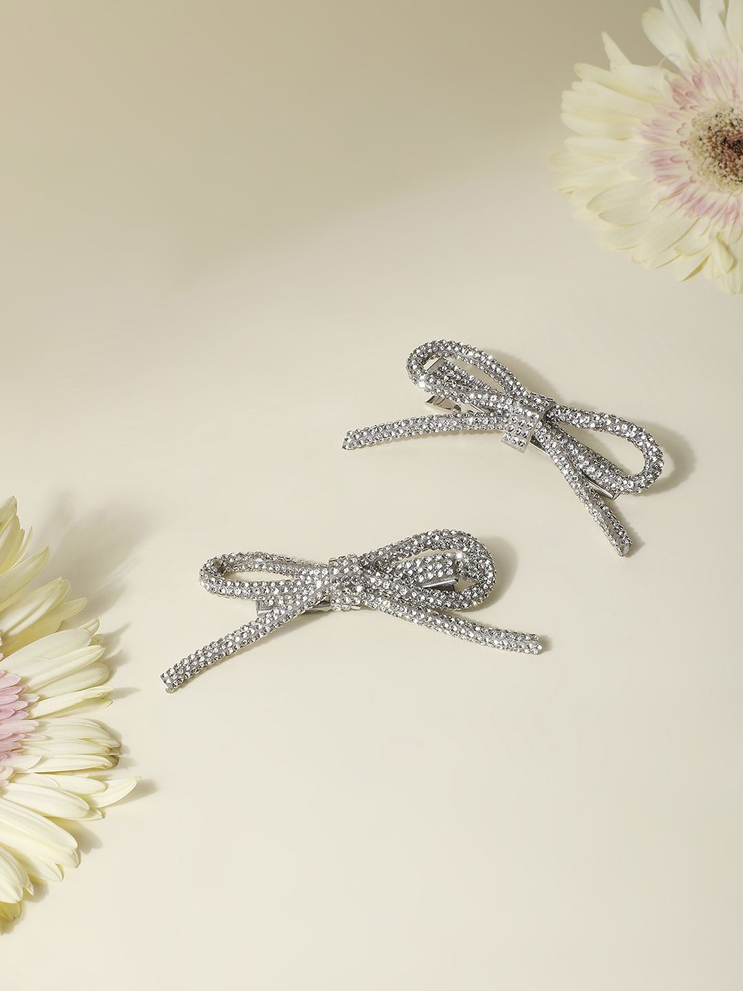 

Arendelle Girls Alligator Embellished Hair Clip, Silver