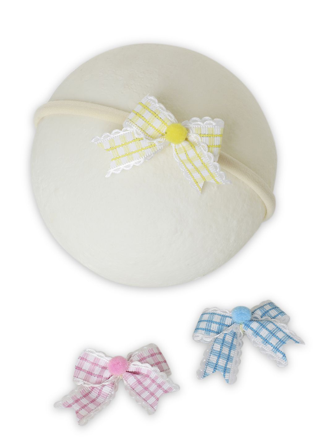 

Arendelle Girl Set Of 3 Fabric & Metal Hairbands, Blue