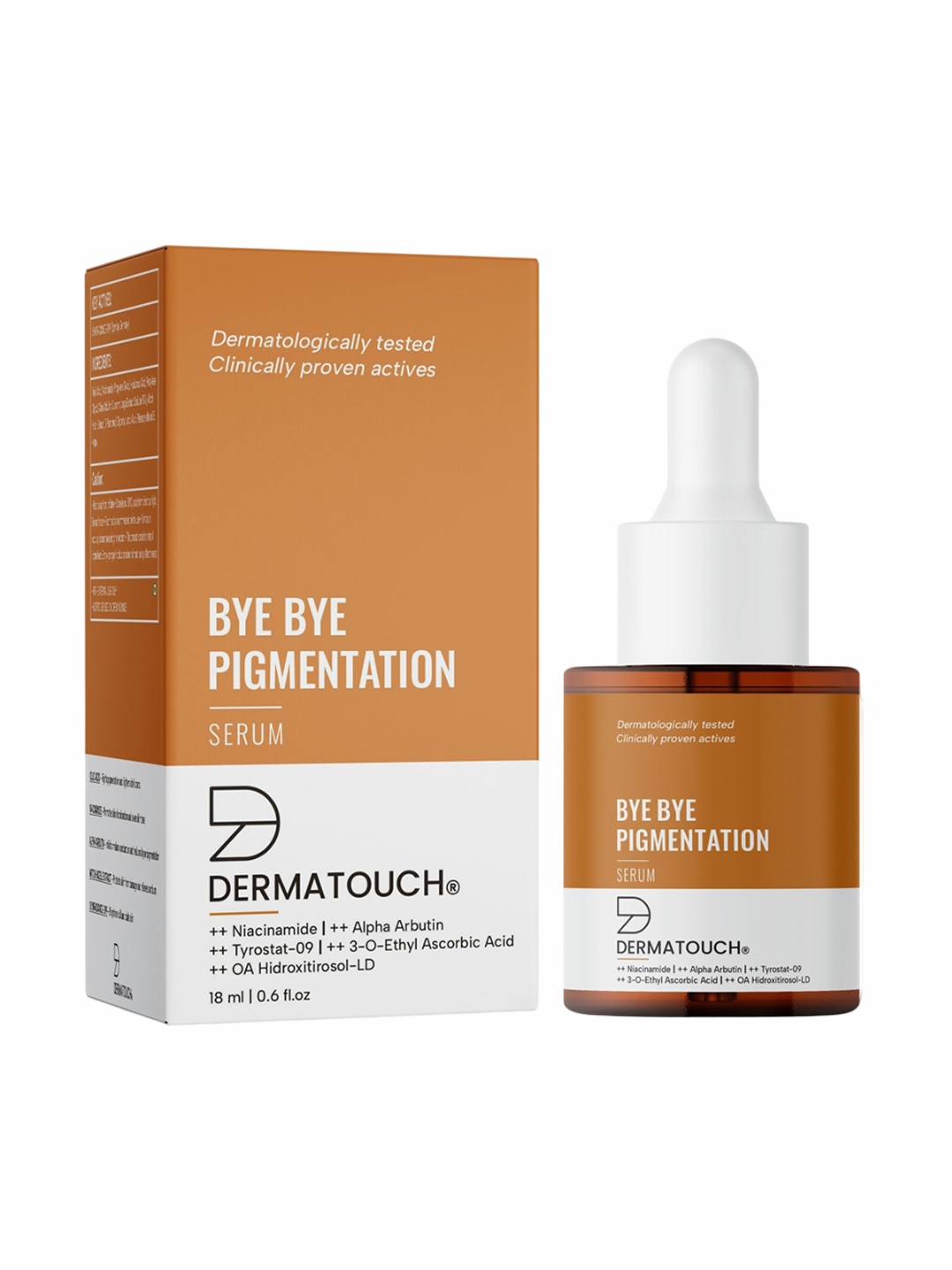 

Dermatouch Bye Bye Pigmentation Serum with Niacinamide & Alpha Arbutin - 18 ml, Brown
