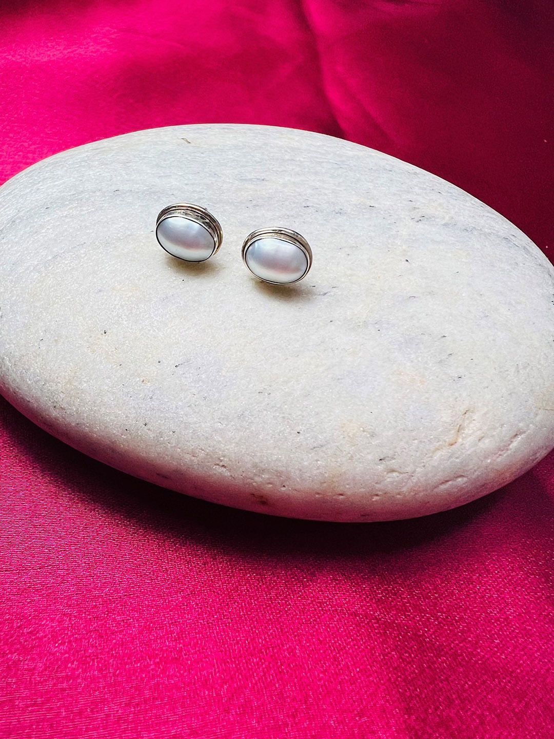 

Arte Jewels 925 Sterling Silver Oval Studs Earrings