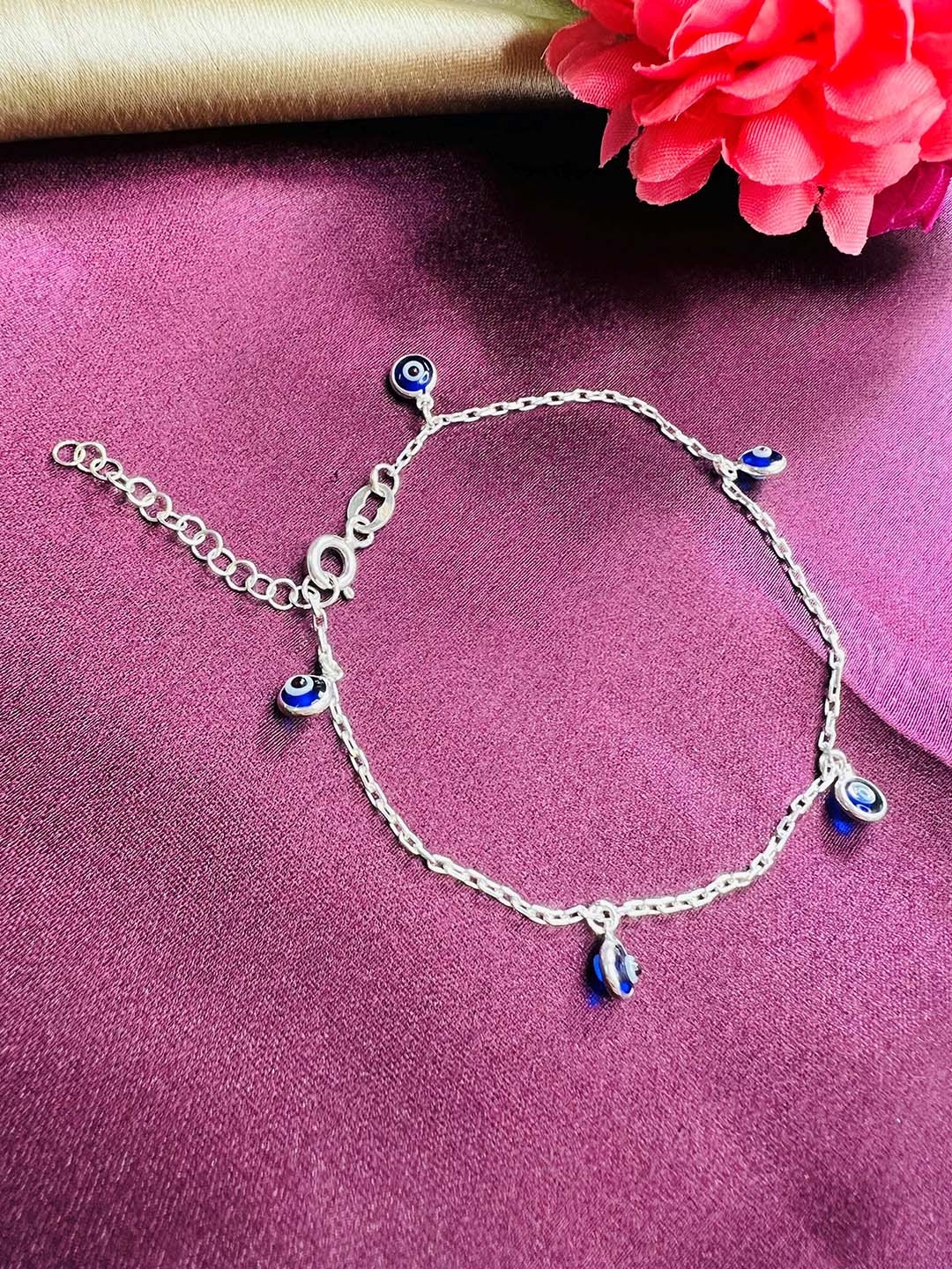 

Arte Jewels 925 Sterling Silver Charm Bracelet