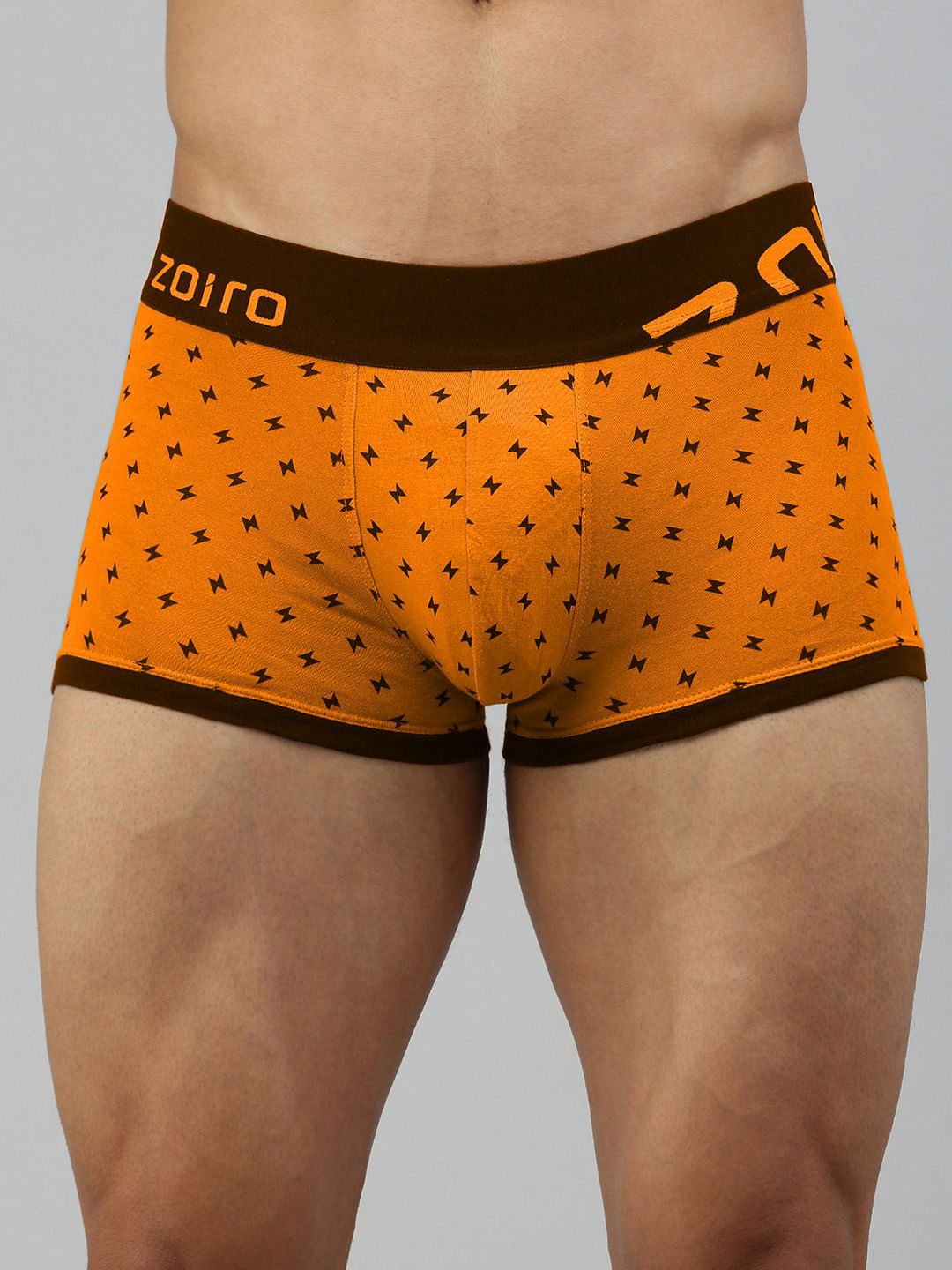 

Zoiro Printed Mid-Rise Trunk ZO-TR-1522-POPU-S-1PC, Orange