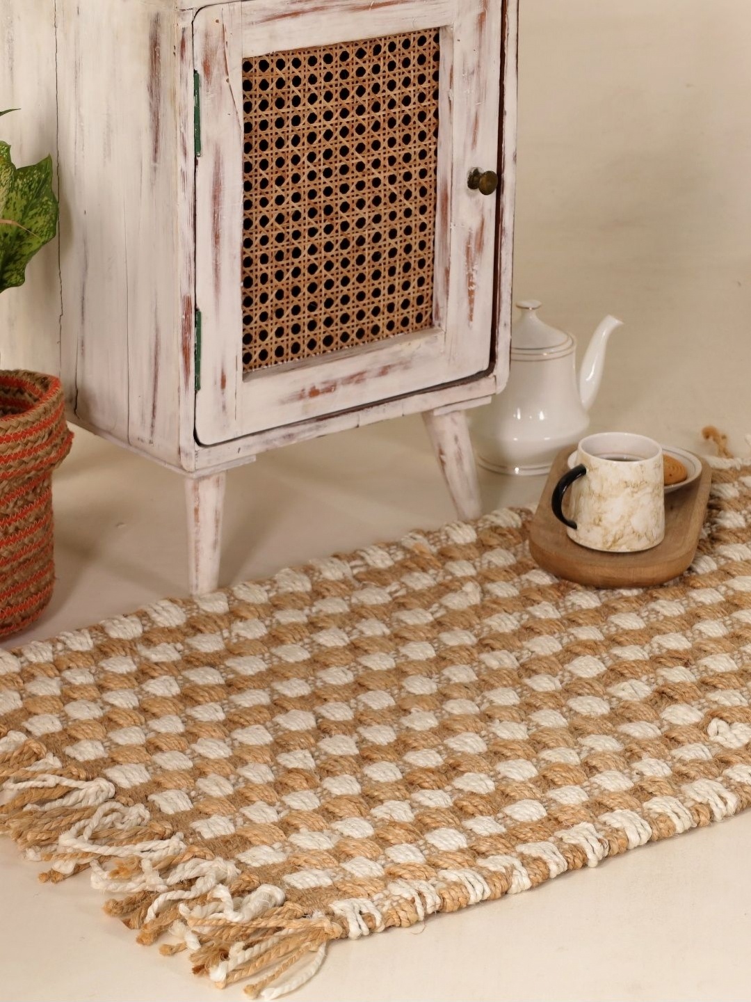 

Peepul Tree Woollen Carpet, Camel brown