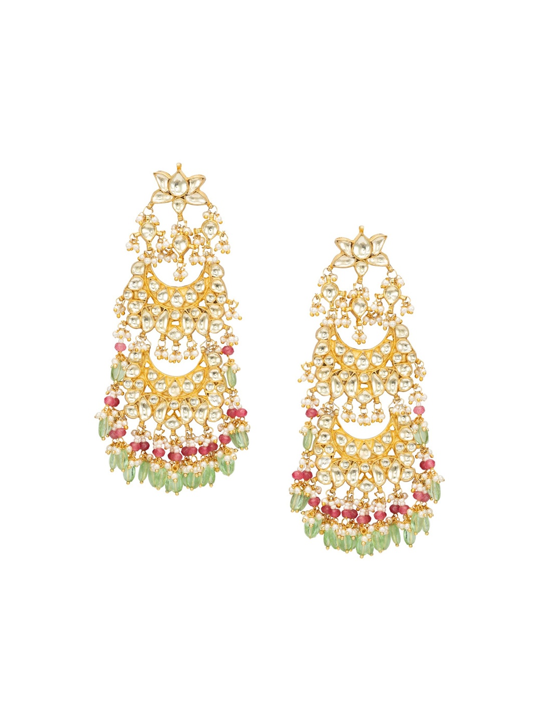 

Vivinia by Vidhi Contemporary Chandbalis Earrings, Multi