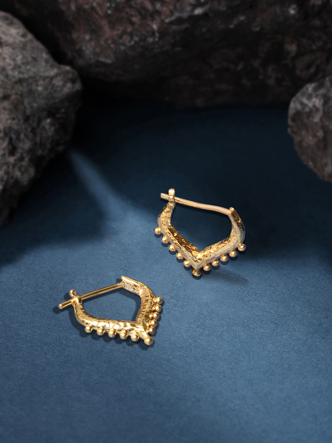 

Accessorize Gold-Plated Contemporary Shaped Hoop Earrings