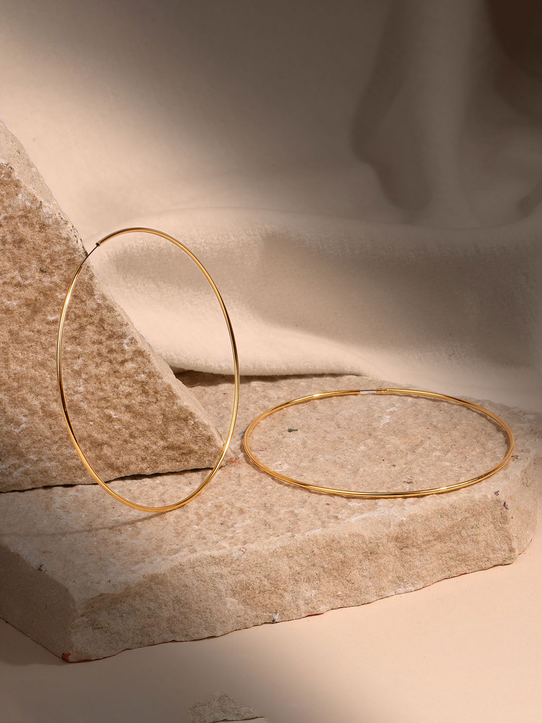 

Accessorize Gold Plated Circular Hoop Earrings